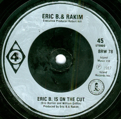 Eric B. & Rakim : Paid In Full (Mini Madness - The Coldcut Remix) (7", Single, Sil)