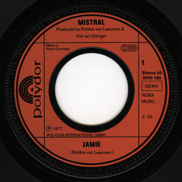 Mistral (2) : Jamie (7", Single)