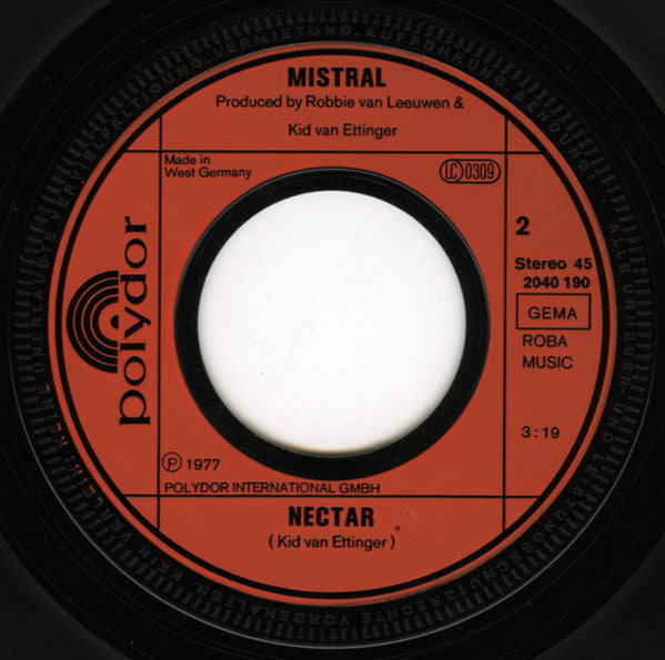 Mistral (2) : Jamie (7", Single)