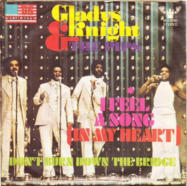 Gladys Knight And The Pips : I Feel A Song (In My Heart) (7", Single)