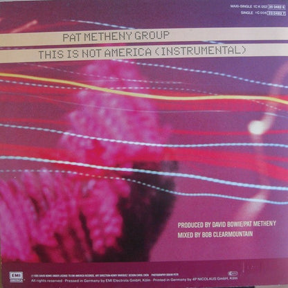 David Bowie / Pat Metheny Group : This Is Not America (Theme From The Original Motion Picture, The Falcon And The Snowman) (12", Maxi)