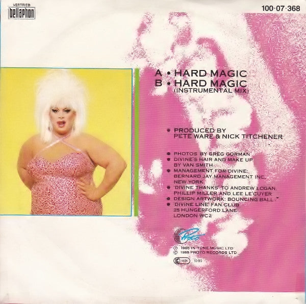 Divine : Hard Magic (7", Single)