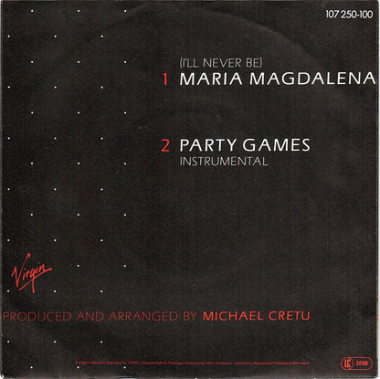 Sandra : (I'll Never Be) Maria Magdalena (7", Single)