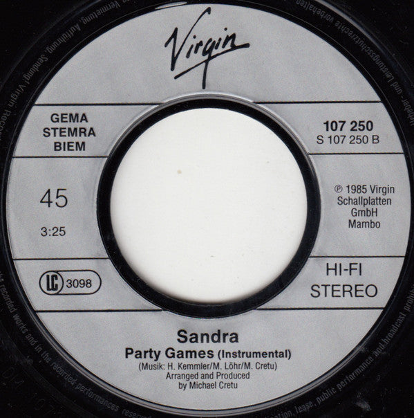 Sandra : (I'll Never Be) Maria Magdalena (7", Single)