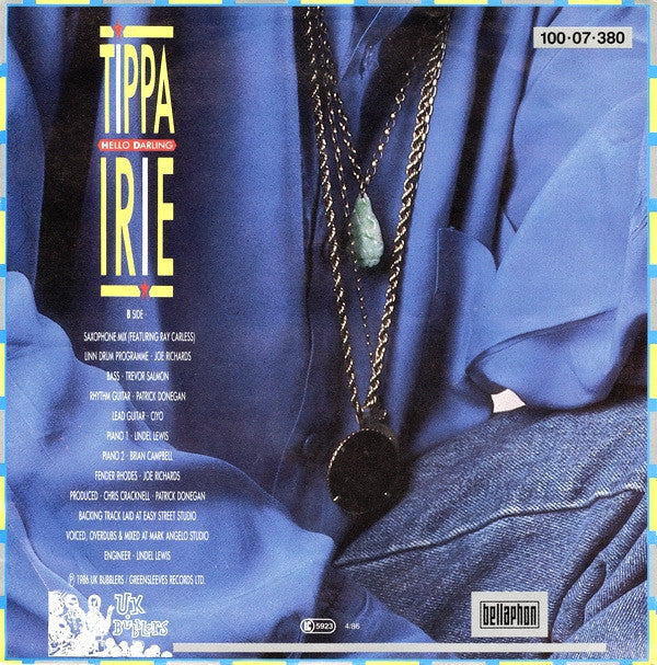 Tippa Irie : Hello Darling (7", Single)