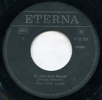 Klaus Renft Combo : Chilenisches Metall / So Starb Auch Neruda (7", Single)