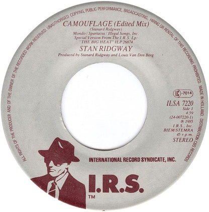 Stan Ridgway : Camouflage (7", Single)