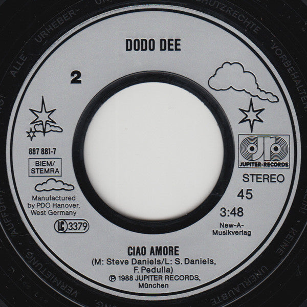 Dodo Dee : Ciao, Ciao, Ciao (7", Single)