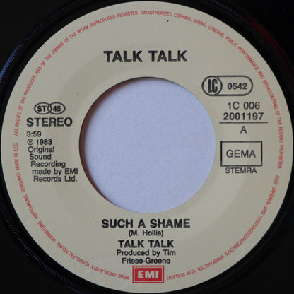 Talk Talk : Such A Shame (7", Single)