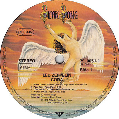 Led Zeppelin : Coda (LP, Album, Gat)