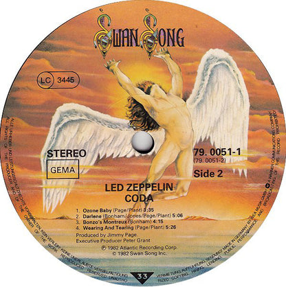 Led Zeppelin : Coda (LP, Album, Gat)