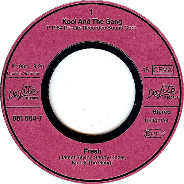 Kool & The Gang : Fresh (7", Single)