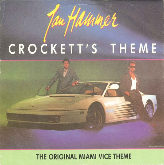 Jan Hammer : Crockett's Theme (7", Single)