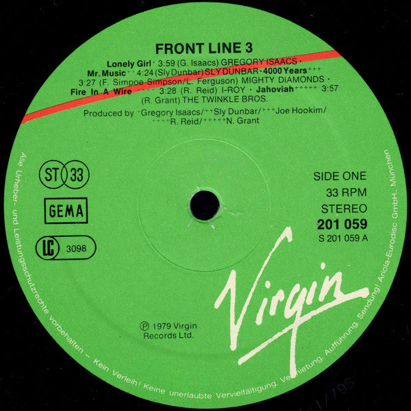 Various : Front Line 3 (LP, Comp)