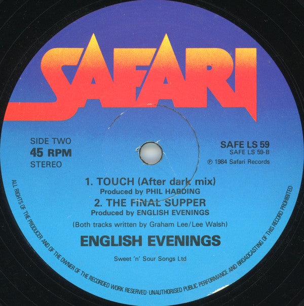 English Evenings : Touch (12")