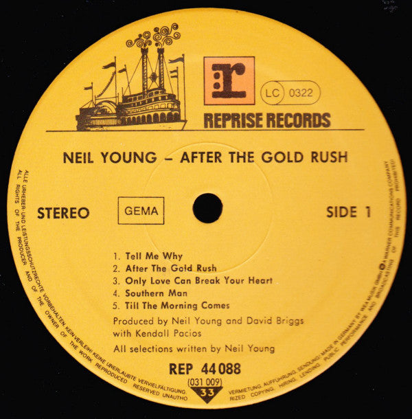 Neil Young : After The Gold Rush (LP, Album, RE)