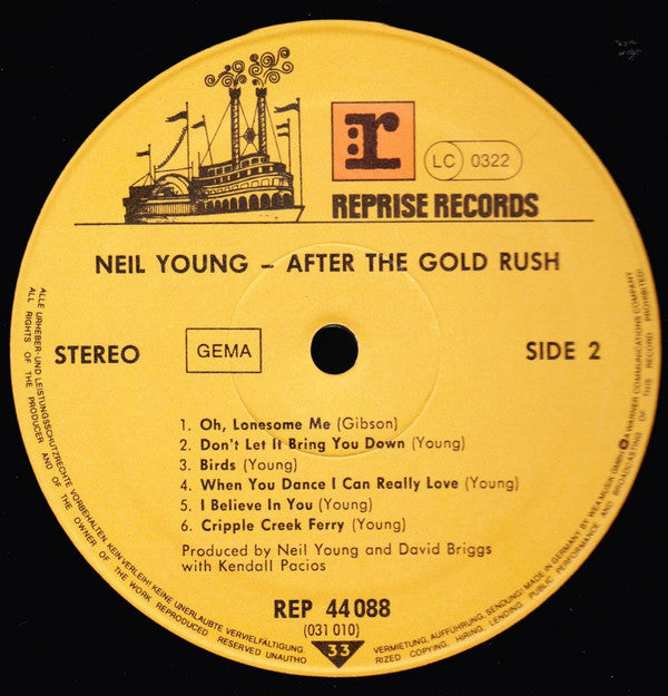 Neil Young : After The Gold Rush (LP, Album, RE)