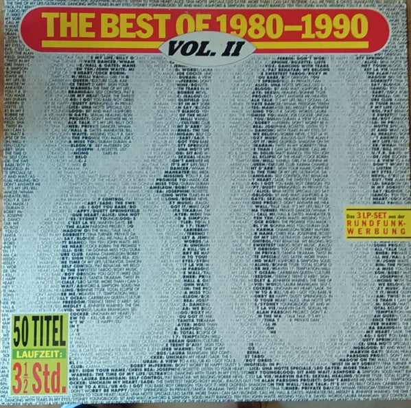 Various : The Best Of 1980-1990 Vol. II (3xLP, Comp)