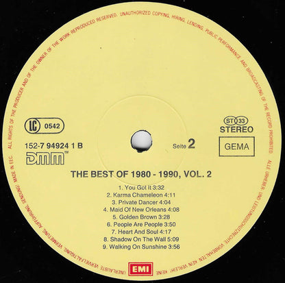 Various : The Best Of 1980-1990 Vol. II (3xLP, Comp)