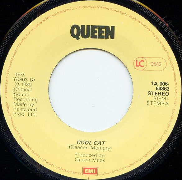 Queen : Las Palabras De Amor (The Words Of Love) (7", Single)