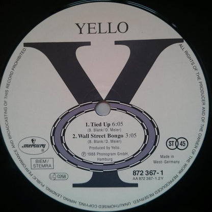 Yello : Tied Up (12", Maxi)