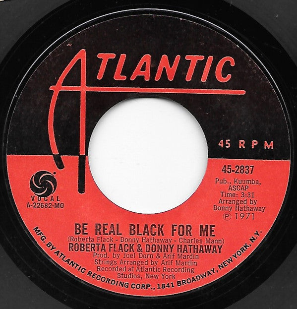 Roberta Flack & Donny Hathaway : You've Lost That Lovin' Feelin' / Be Real Black For Me (7", Single, MO )