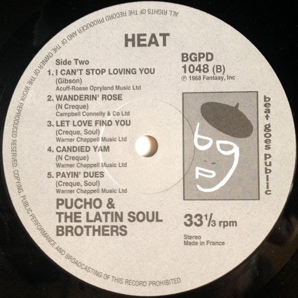 Pucho And The Latin Soul Brothers* : Heat! (LP, Album, RE)