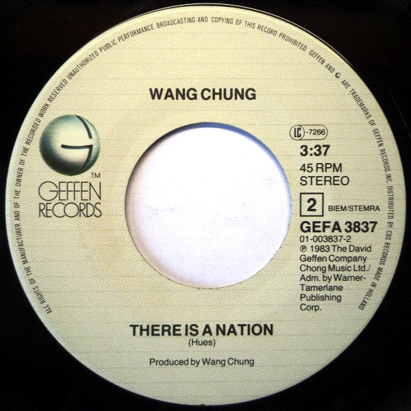 Wang Chung : Dance Hall Days (7", Single)