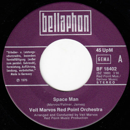 Veit Marvos Red Point Orchestra* : Space Man (7", Single)