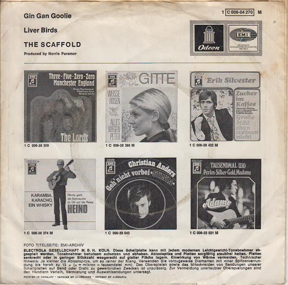 The Scaffold* : Gin Gan Goolie / Liver Birds (7", Single)