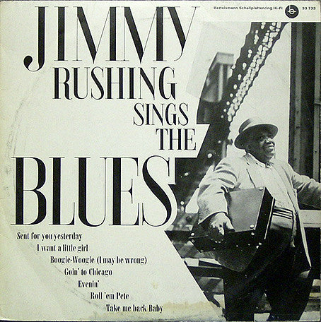 Jimmy Rushing : Sings The Blues (10", Comp, Ltd)