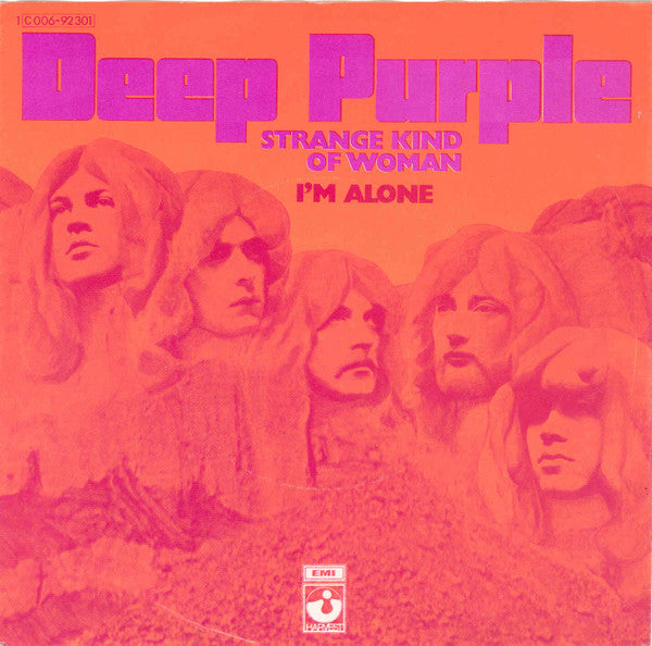 Deep Purple : Strange Kind Of Woman / I'm Alone (7", Single)