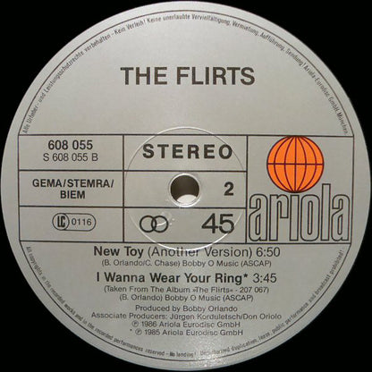 The Flirts : New Toy (12", Maxi)