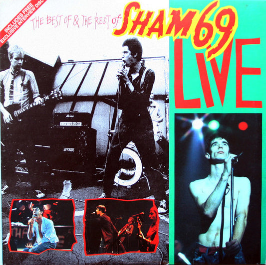 Sham 69 : The Best Of & The Rest Of Sham 69 Live (LP, Comp, Yel + 12")