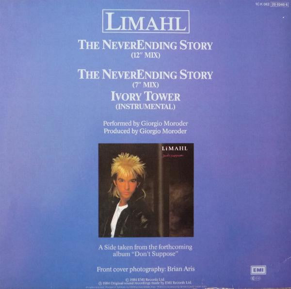 Limahl : The NeverEnding Story (Special 12" Mix) (12", Single)