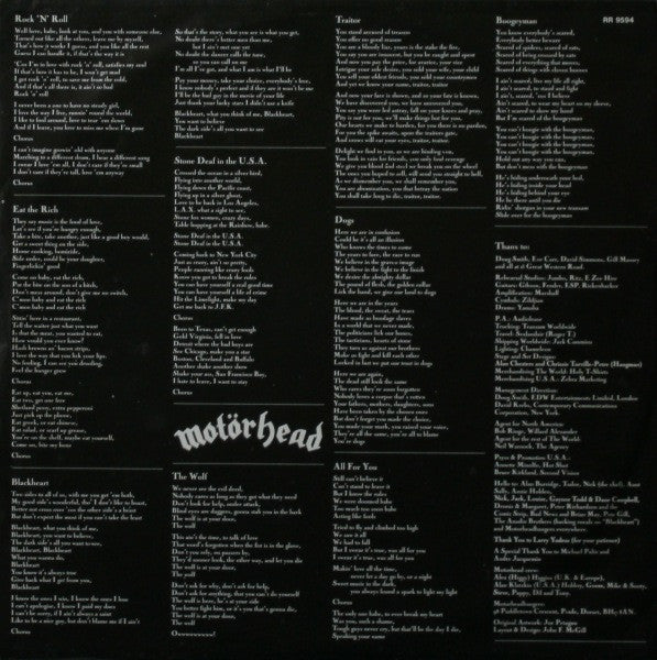 Motörhead : Rock 'N' Roll (LP, Album)