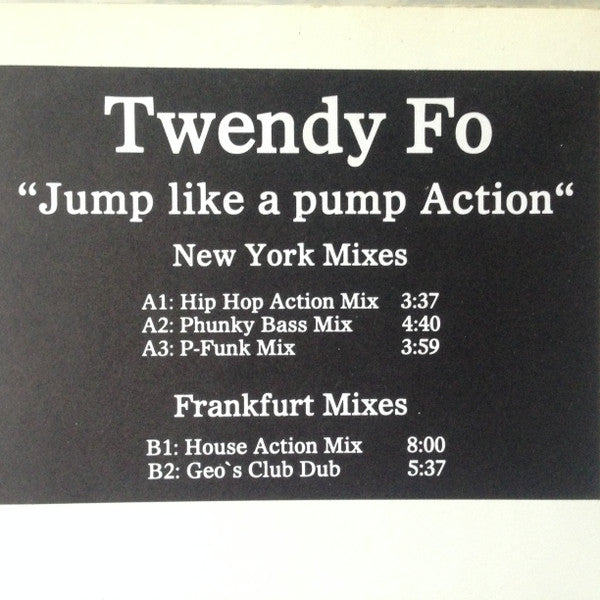 Twendy Fo : Jump Like A Pump  Action (12", W/Lbl)