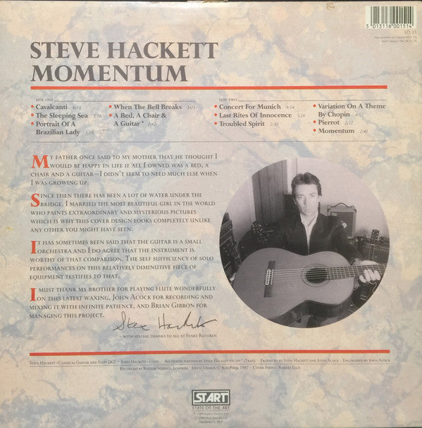 Steve Hackett : Momentum (LP, Album)