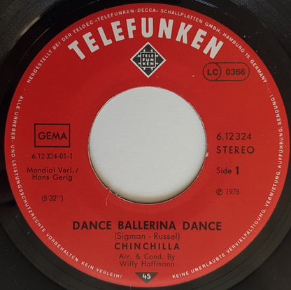 Chinchilla (10) : Dance Ballerina Dance / Bye Bye Blue Hawaii (7")