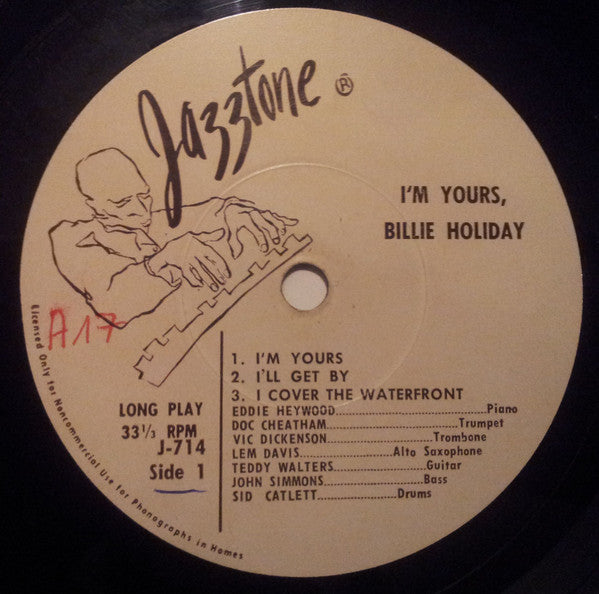 Billie Holiday : I'm Yours (7", Mono)