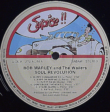 Bob Marley And The Wailers* : Soul Revolution (LP, Album, RE)