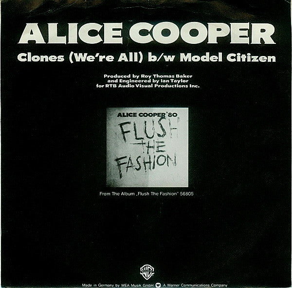 Alice Cooper (2) : Clones (We're All) (7", Single)