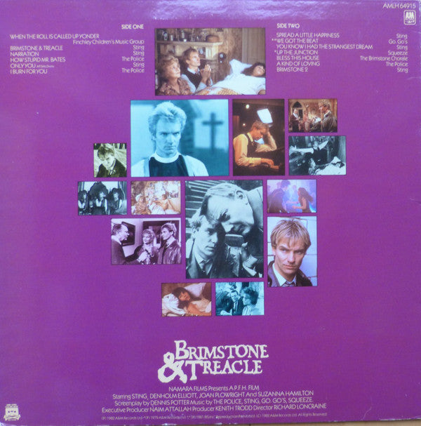 Various : Brimstone & Treacle (Original Soundtrack) (LP, Comp)