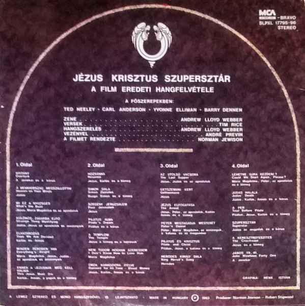 Various : Jesus Christ Superstar (The Original Motion Picture Sound Track Album) (2xLP, Album)