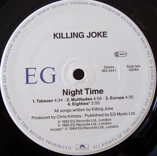 Killing Joke : Night Time (LP, Album)