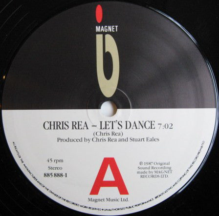 Chris Rea : Let's Dance (12", Maxi)