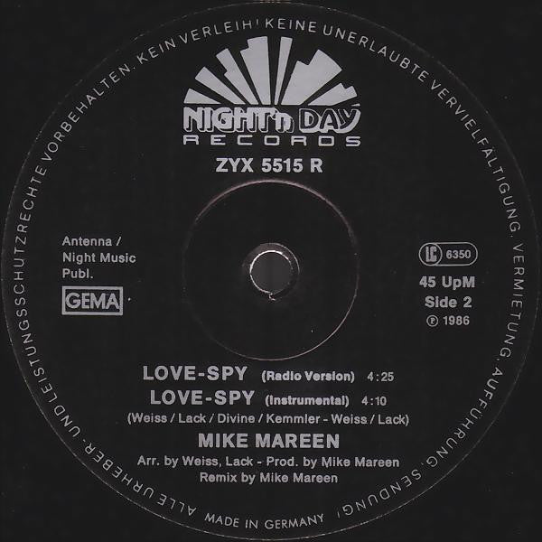 Mike Mareen : Love-Spy (Night Mix) (12")