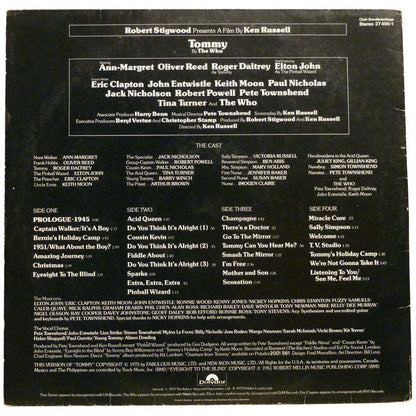 Various : Tommy (Original Soundtrack Recording) (2xLP, Album, Club)