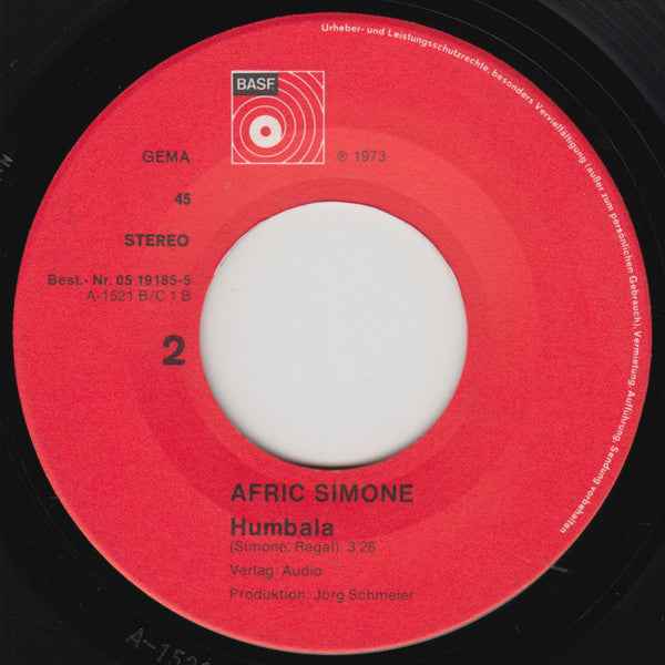 Afric Simone : Barracuda / Humbala (7")