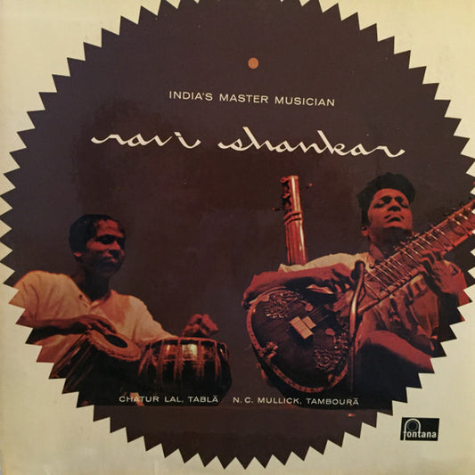 Ravi Shankar : India's Master Musician (LP, Album, Mono, RE)